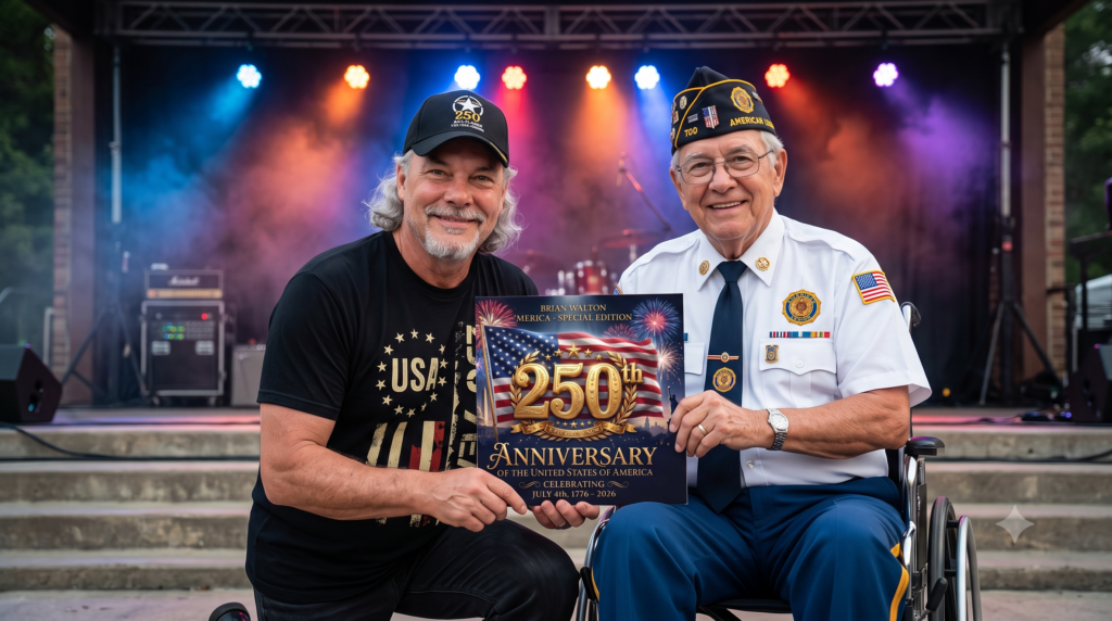 2026 brian legion album in front of stage
